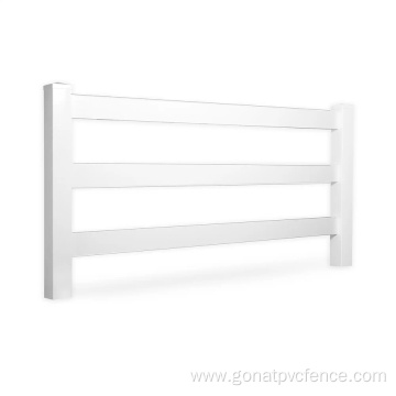 White PVC Horse Fences